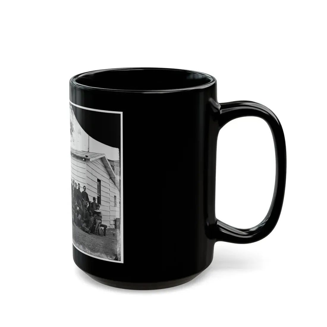 Washington, D.C. Drum Corps Of 10th Veteran Reserve Corps At Leisure (U.S. Civil War) Black Coffee Mug - Go Mug Yourself