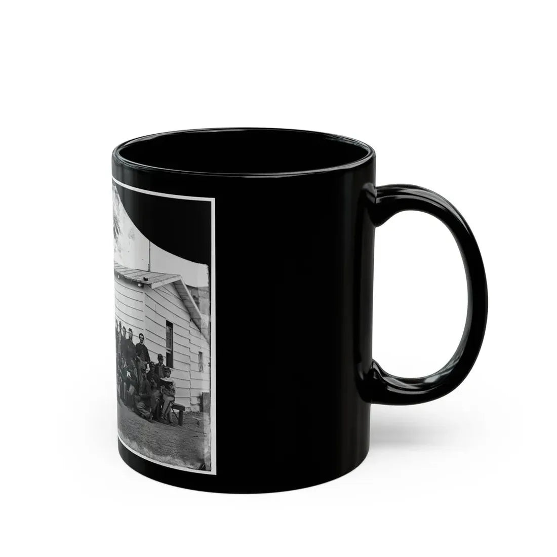 Washington, D.C. Drum Corps Of 10th Veteran Reserve Corps At Leisure (U.S. Civil War) Black Coffee Mug - Go Mug Yourself