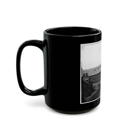 Washington, D.C. Execution Of The Conspirators  Scaffold In Use And Crowd In The Yard, Seen From The Roof Of The Arsenal (U.S. Civil War) Black Coffee Mug - Go Mug Yourself