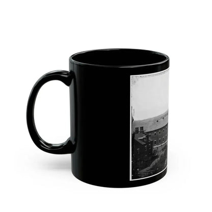 Washington, D.C. Execution Of The Conspirators  Scaffold In Use And Crowd In The Yard, Seen From The Roof Of The Arsenal (U.S. Civil War) Black Coffee Mug - Go Mug Yourself