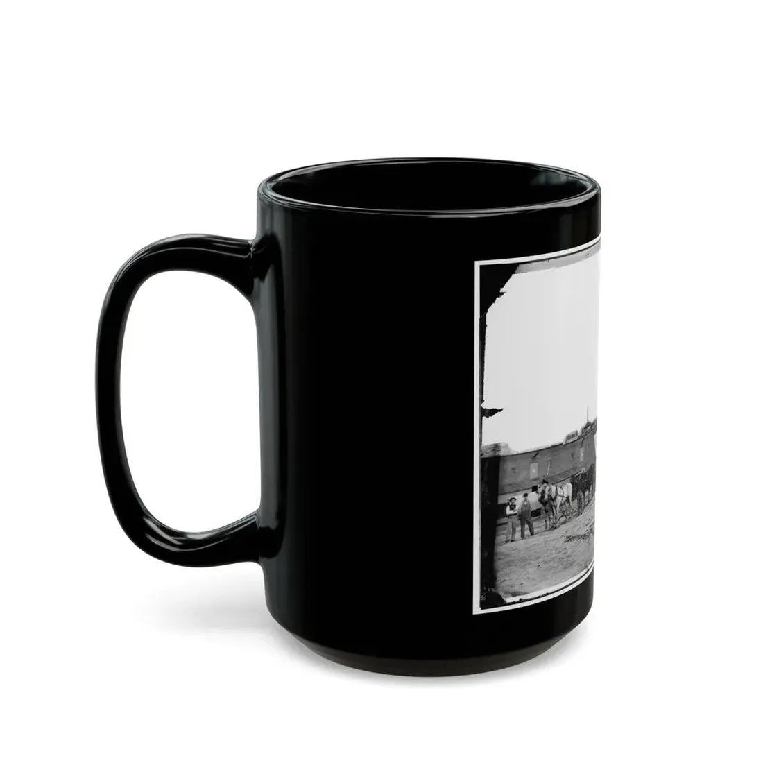 Washington, D.C. Field Relief Wagons And Workers Of U.S. Sanitary Commission (U.S. Civil War) Black Coffee Mug - Go Mug Yourself