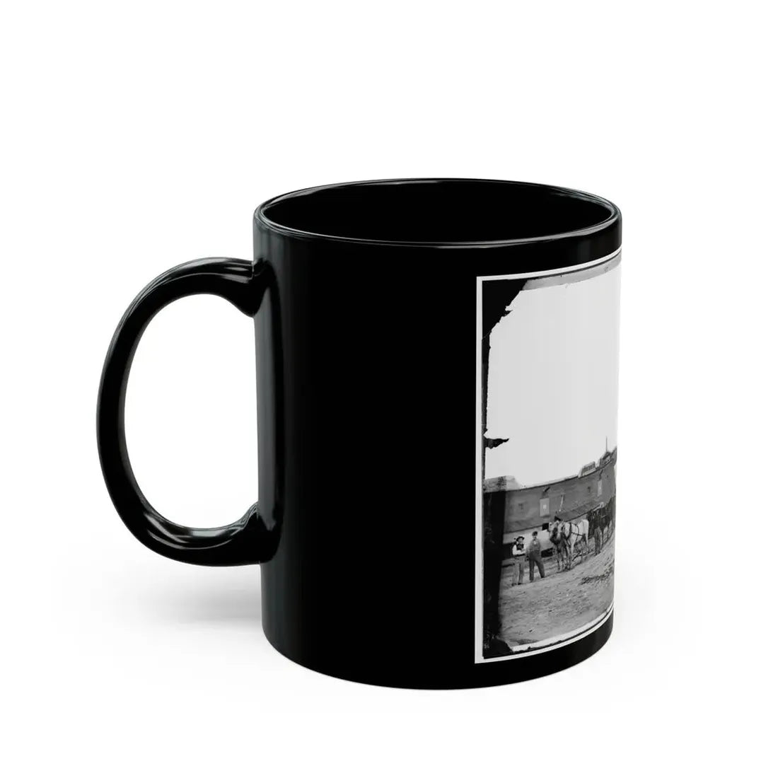 Washington, D.C. Field Relief Wagons And Workers Of U.S. Sanitary Commission (U.S. Civil War) Black Coffee Mug - Go Mug Yourself