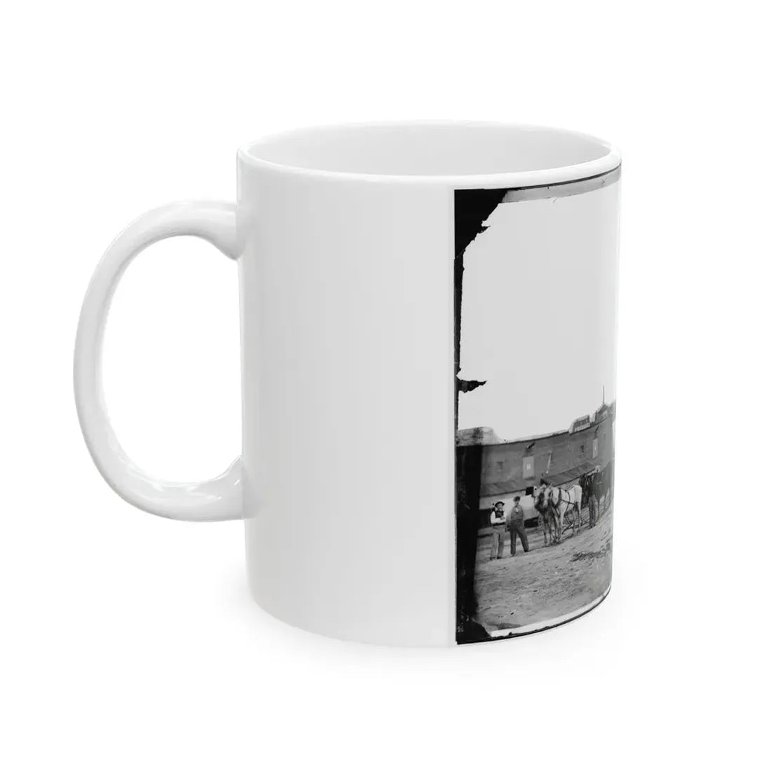 Washington, D.C. Field Relief Wagons And Workers Of U.S. Sanitary Commission (U.S. Civil War) White Coffee Mug - Go Mug Yourself