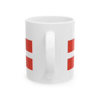 Washington D.C. Flag design Charles Dunn 1924 (United States) White Coffee Mug - Go Mug Yourself