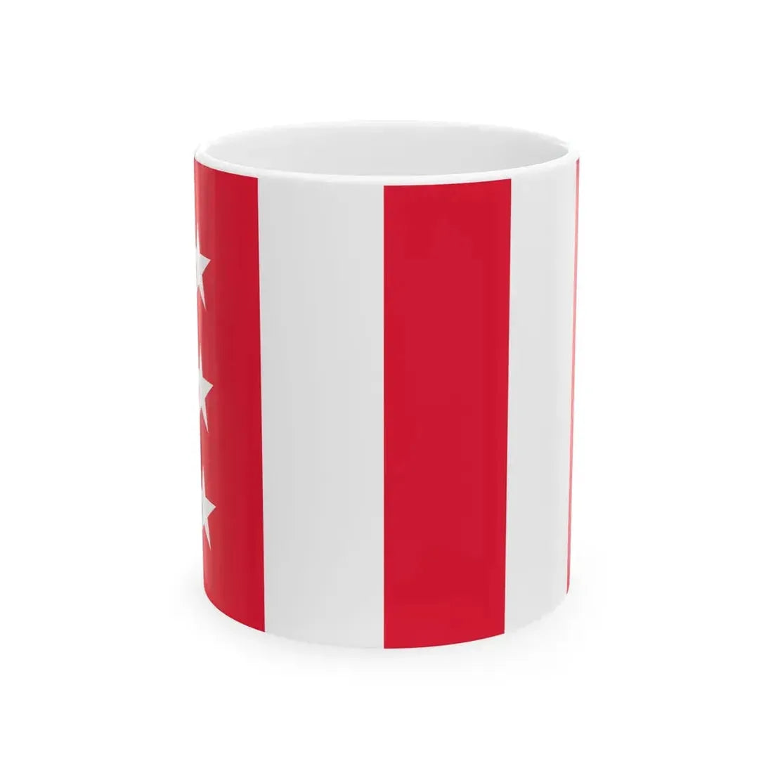 Washington D.C. Flag design proposal U.S. Army Quartermaster May 1924 (United States) White Coffee Mug 11oz - Go Mug Yourself