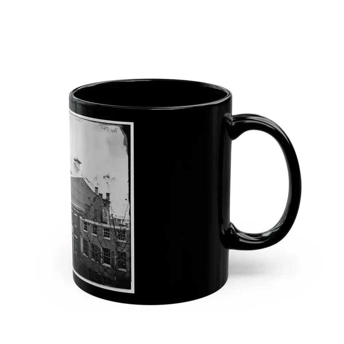 Washington, D.C. Ford's Theater With Guards Posted At Entrance And Crepe Draped From Windows (U.S. Civil War) Black Coffee Mug - Go Mug Yourself