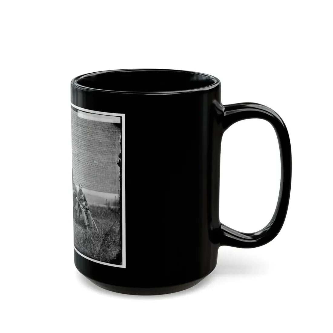 Washington, D.C. Gen. John F. Hartranft And Staff, Responsible For Securing The Conspirators At The Arsenal (U.S. Civil War) Black Coffee Mug - Go Mug Yourself