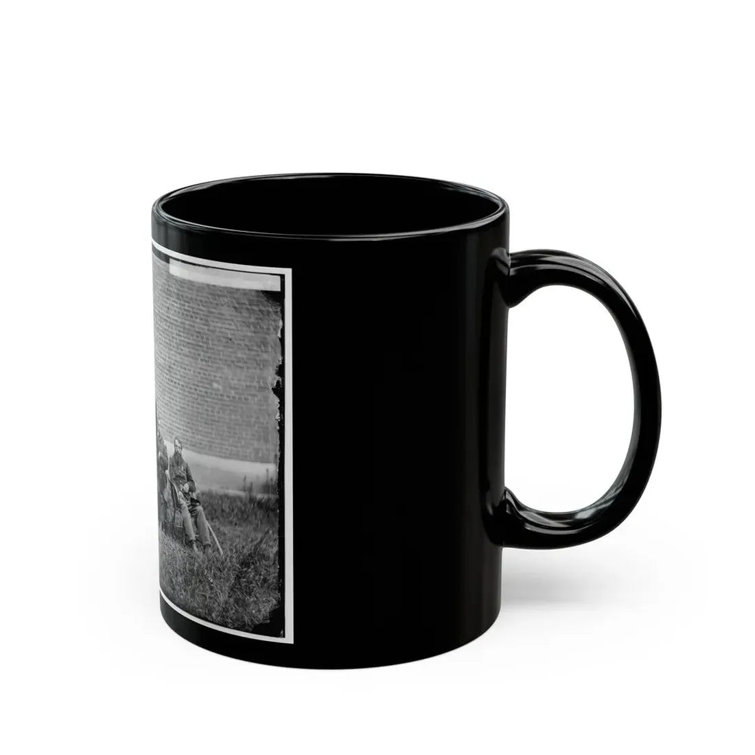Washington, D.C. Gen. John F. Hartranft And Staff, Responsible For Securing The Conspirators At The Arsenal (U.S. Civil War) Black Coffee Mug - Go Mug Yourself