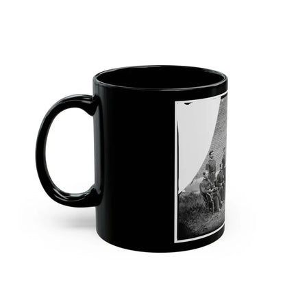 Washington, D.C. Gen. John F. Hartranft And Staff, Responsible For Securing The Conspirators At The Arsenal (U.S. Civil War) Black Coffee Mug - Go Mug Yourself