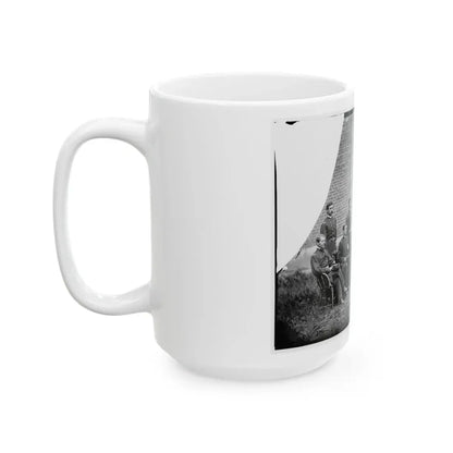 Washington, D.C. Gen. John F. Hartranft And Staff, Responsible For Securing The Conspirators At The Arsenal (U.S. Civil War) White Coffee Mug - Go Mug Yourself