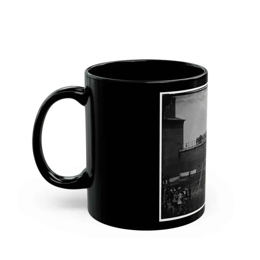 Washington, D.C. Gen. John F. Hartranft Reading The Death Warrant To The Conspirators On The Scaffold (U.S. Civil War) Black Coffee Mug - Go Mug Yourself