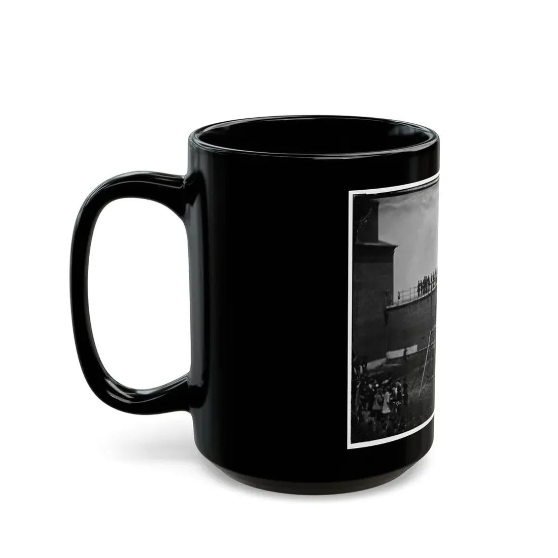 Washington, D.C. Gen. John F. Hartranft Reading The Death Warrant To The Conspirators On The Scaffold (U.S. Civil War) Black Coffee Mug - Go Mug Yourself