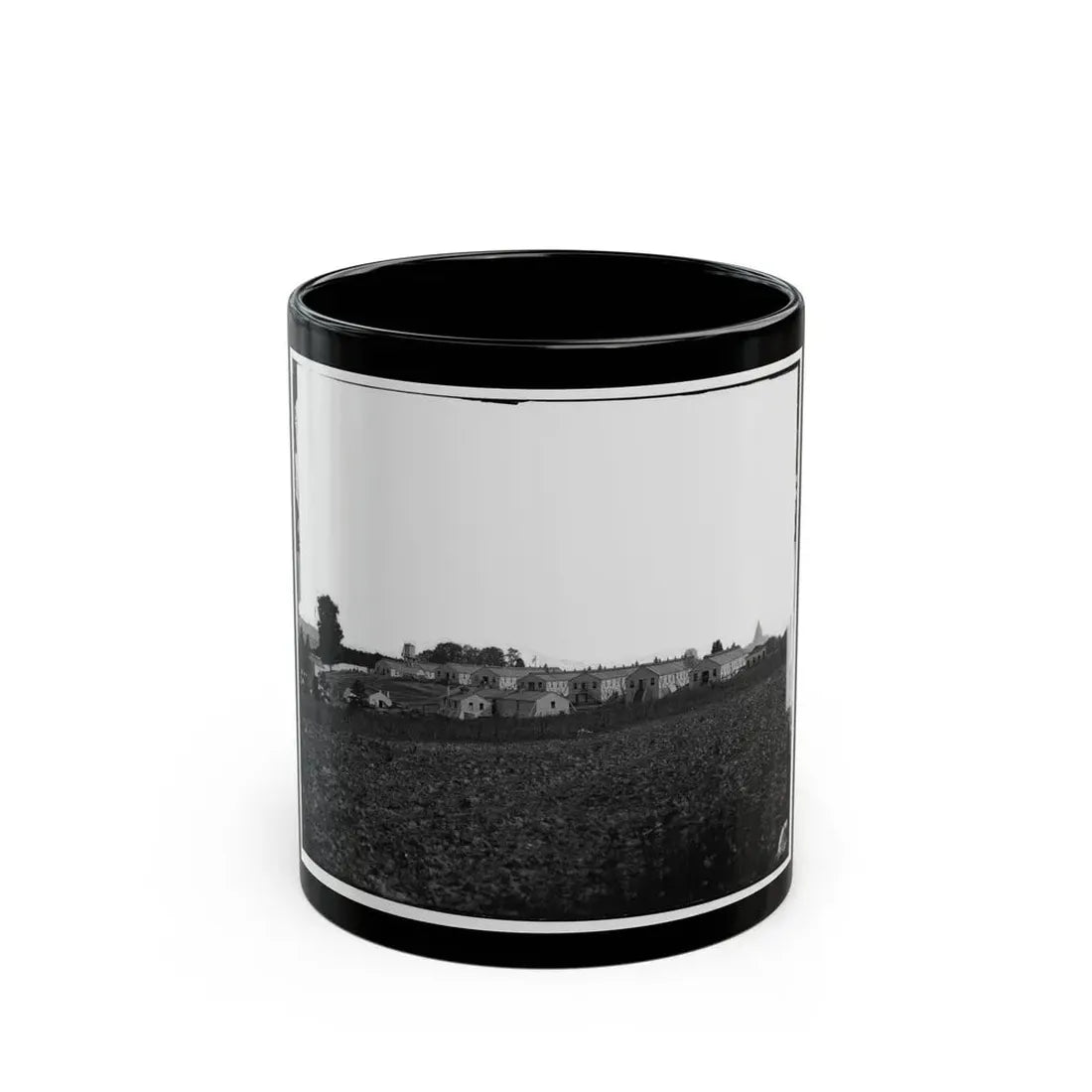 Washington, D.C. General View Of Harewood Hospital, On Farm Of W. W. Corcoran, 7th Street Road Near Soldiers' Home (U.S. Civil War) Black Coffee Mug 11oz - Go Mug Yourself