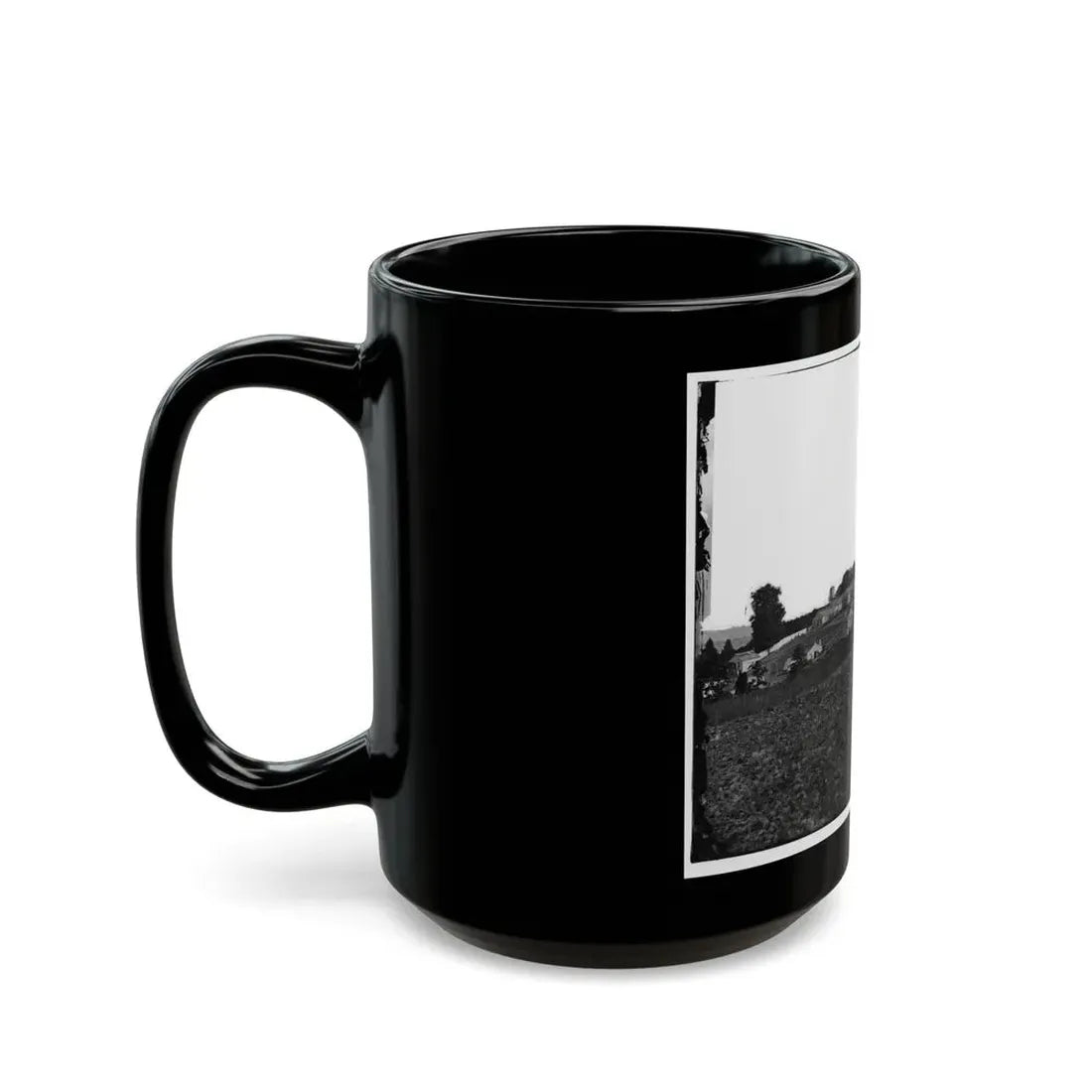 Washington, D.C. General View Of Harewood Hospital, On Farm Of W. W. Corcoran, 7th Street Road Near Soldiers' Home (U.S. Civil War) Black Coffee Mug - Go Mug Yourself