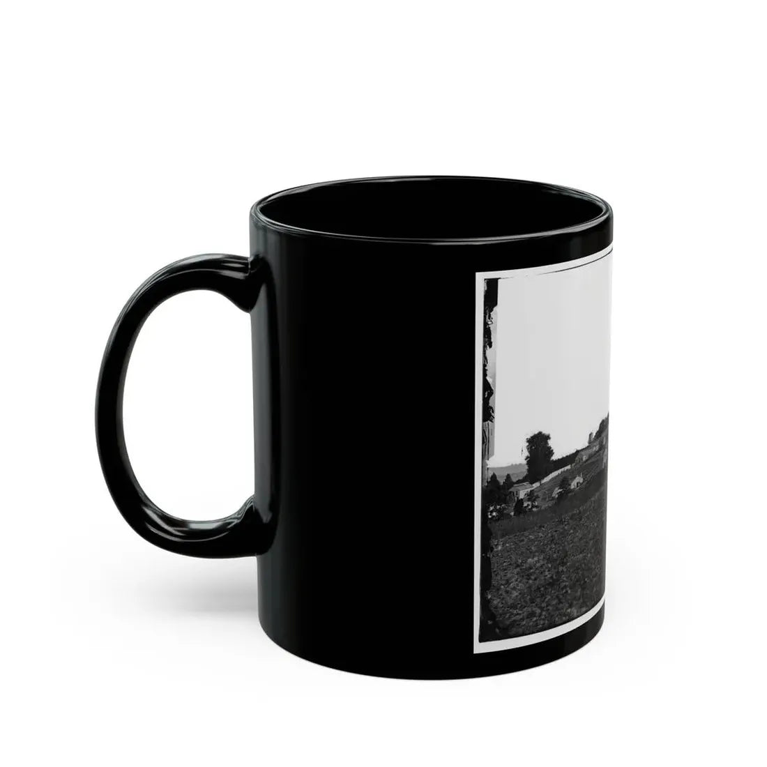 Washington, D.C. General View Of Harewood Hospital, On Farm Of W. W. Corcoran, 7th Street Road Near Soldiers' Home (U.S. Civil War) Black Coffee Mug - Go Mug Yourself