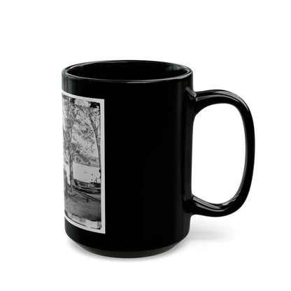 Washington, D.C. Guards At Ferry Landing On Mason's Island Examining A Pass (U.S. Civil War) Black Coffee Mug - Go Mug Yourself