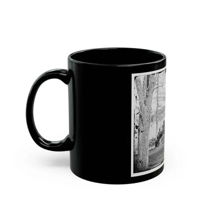 Washington, D.C. Guards At Ferry Landing On Mason's Island Examining A Pass (U.S. Civil War) Black Coffee Mug - Go Mug Yourself