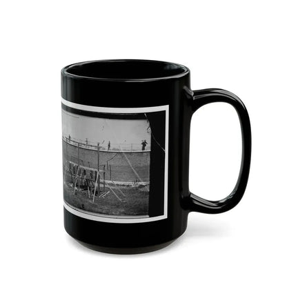 Washington, D.C. Hanging Bodies Of The Conspirators; Guards Only In Yard (U.S. Civil War) Black Coffee Mug - Go Mug Yourself