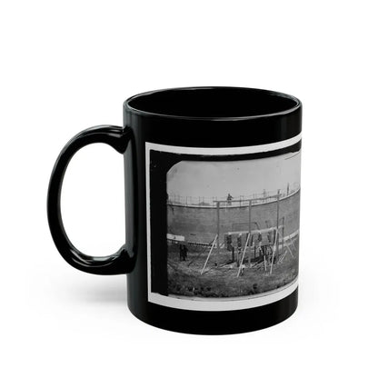 Washington, D.C. Hanging Bodies Of The Conspirators; Guards Only In Yard (U.S. Civil War) Black Coffee Mug - Go Mug Yourself
