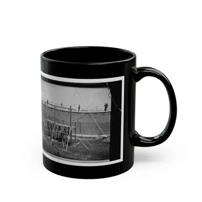 Washington, D.C. Hanging Bodies Of The Conspirators; Guards Only In Yard (U.S. Civil War) Black Coffee Mug - Go Mug Yourself