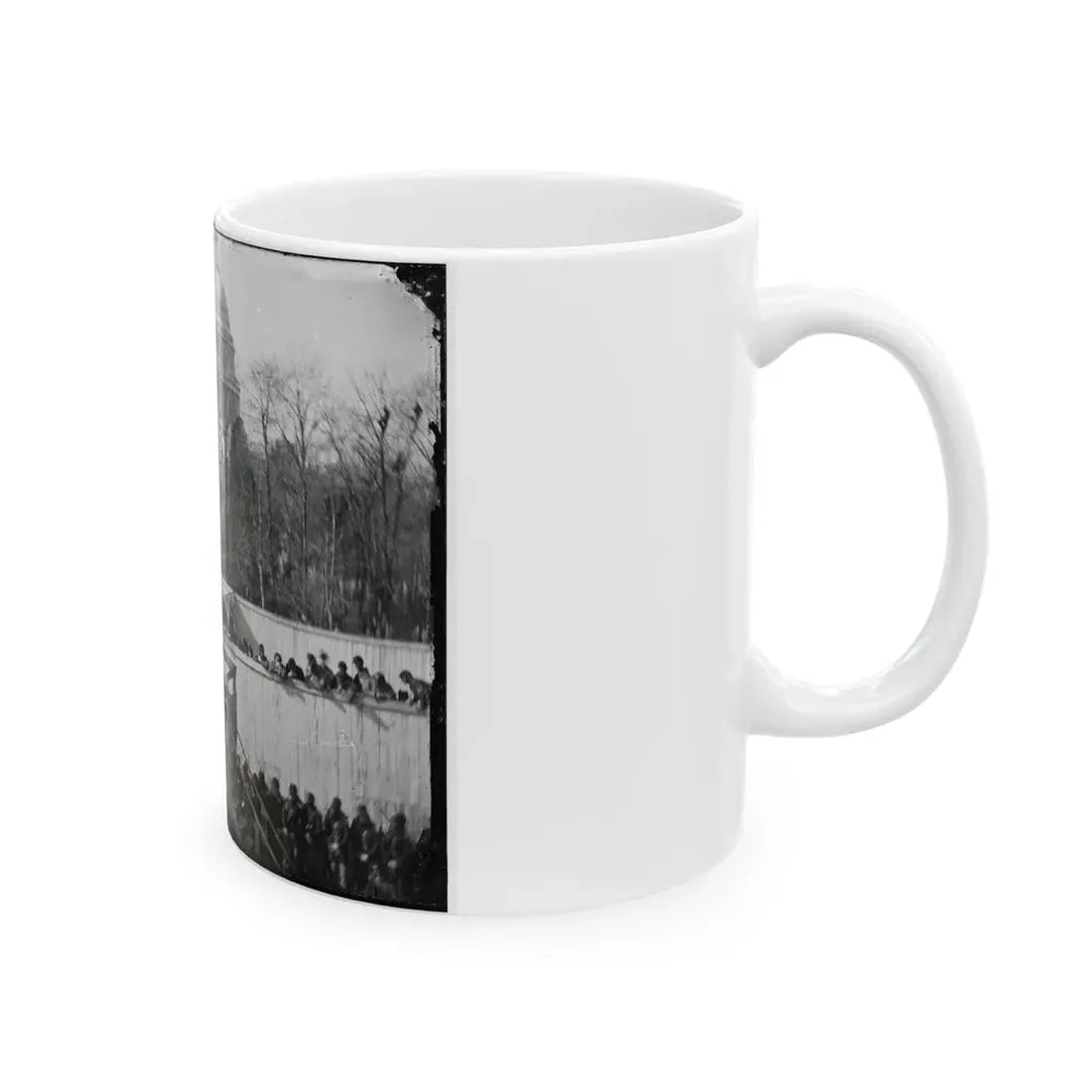 Washington, D.C. Hooded Body Of Captain Wirz Hanging From The Scaffold (U.S. Civil War) White Coffee Mug - Go Mug Yourself
