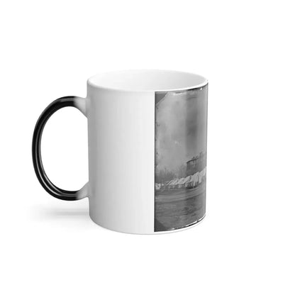 Washington, D.C. Hospital Tents at Camp Carver, With Columbian College Building (U.S. Civil War) Color Changing Coffee Mug 11oz - Go Mug Yourself