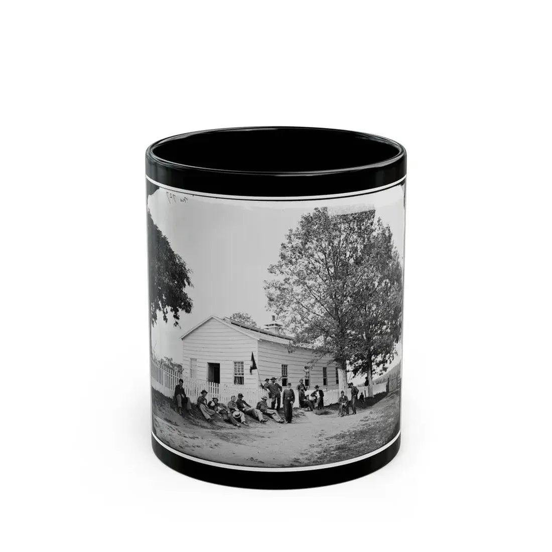Washington, D.C. Hospitals, Signal Corps Camp Quarters Near Georgetown (U.S. Civil War) Black Coffee Mug 11oz - Go Mug Yourself