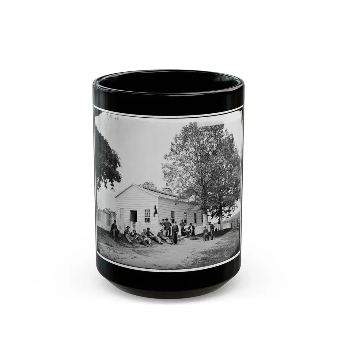 Washington, D.C. Hospitals, Signal Corps Camp Quarters Near Georgetown (U.S. Civil War) Black Coffee Mug 15oz - Go Mug Yourself