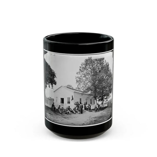 Washington, D.C. Hospitals, Signal Corps Camp Quarters Near Georgetown (U.S. Civil War) Black Coffee Mug 15oz - Go Mug Yourself