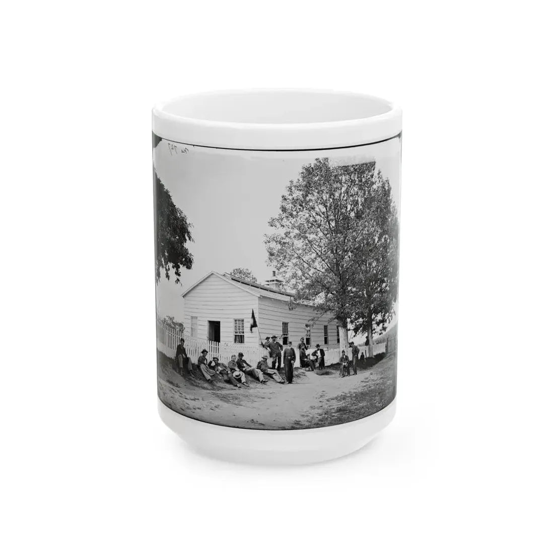 Washington, D.C. Hospitals, Signal Corps Camp Quarters Near Georgetown (U.S. Civil War) White Coffee Mug 15oz - Go Mug Yourself