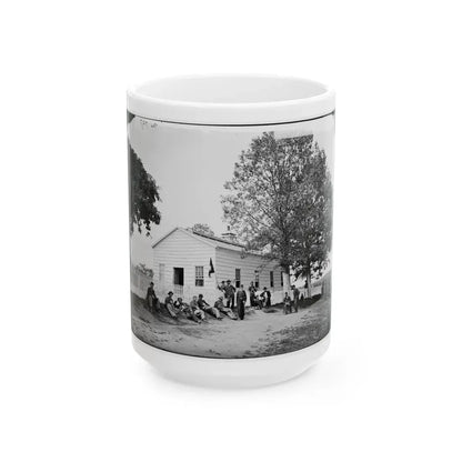 Washington, D.C. Hospitals, Signal Corps Camp Quarters Near Georgetown (U.S. Civil War) White Coffee Mug 15oz - Go Mug Yourself