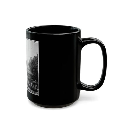 Washington, D.C. Infantry Units With Fixed Bayonets Passing On Pennsylvania Avenue Near The Treasury (U.S. Civil War) Black Coffee Mug - Go Mug Yourself