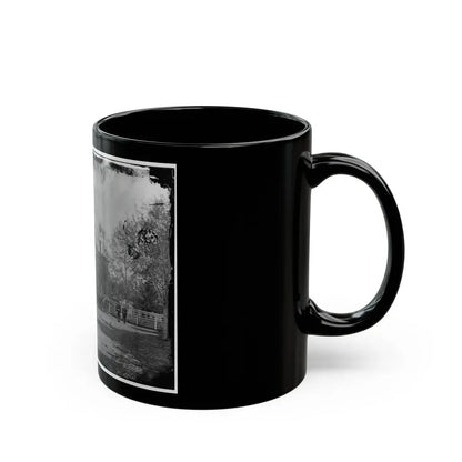 Washington, D.C. Marine Battalion In Front Of Commandant's House At The Marine Barracks (U.S. Civil War) Black Coffee Mug - Go Mug Yourself