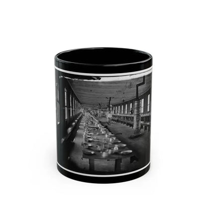Washington, D.C. Mess Hall At Harewood Hospital, Heated By Elaborate Stoves (U.S. Civil War) Black Coffee Mug 11oz - Go Mug Yourself