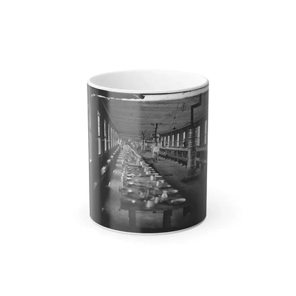 Washington, D.C. Mess Hall at Harewood Hospital, Heated by Elaborate Stoves (U.S. Civil War) Color Changing Coffee Mug 11oz Default Title 11oz - Go Mug Yourself