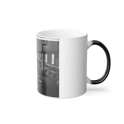 Washington, D.C. Mess Hall at Harewood Hospital, Heated by Elaborate Stoves (U.S. Civil War) Color Changing Coffee Mug 11oz - Go Mug Yourself