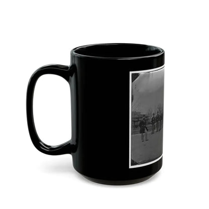 Washington, D.C. Noncommissioned Officers Of Company H, 10th Veteran Reserve Corps, At Washington Circle (U.S. Civil War) Black Coffee Mug - Go Mug Yourself