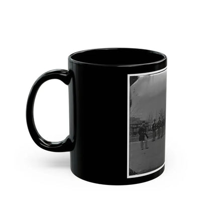Washington, D.C. Noncommissioned Officers Of Company H, 10th Veteran Reserve Corps, At Washington Circle (U.S. Civil War) Black Coffee Mug - Go Mug Yourself