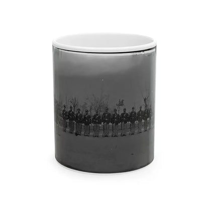 Washington, D.C. Noncommissioned Officers Of Company H, 10th Veteran Reserve Corps, At Washington Circle (U.S. Civil War) White Coffee Mug 11oz - Go Mug Yourself