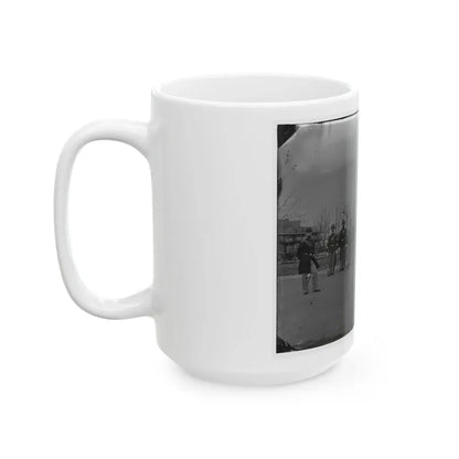 Washington, D.C. Noncommissioned Officers Of Company H, 10th Veteran Reserve Corps, At Washington Circle (U.S. Civil War) White Coffee Mug - Go Mug Yourself