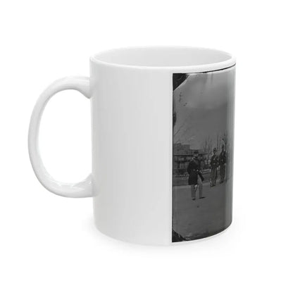 Washington, D.C. Noncommissioned Officers Of Company H, 10th Veteran Reserve Corps, At Washington Circle (U.S. Civil War) White Coffee Mug - Go Mug Yourself