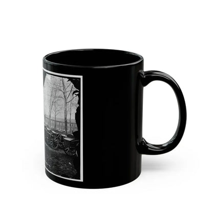 Washington, D.C. Park Of Wiard Guns At The Arsenal; Another View.  H.L. Stuart Against Tree (U.S. Civil War) Black Coffee Mug - Go Mug Yourself