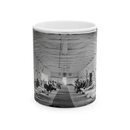 Washington, D.C. Patients In Ward K Of Armory Square Hospital (U.S. Civil War) White Coffee Mug 11oz - Go Mug Yourself