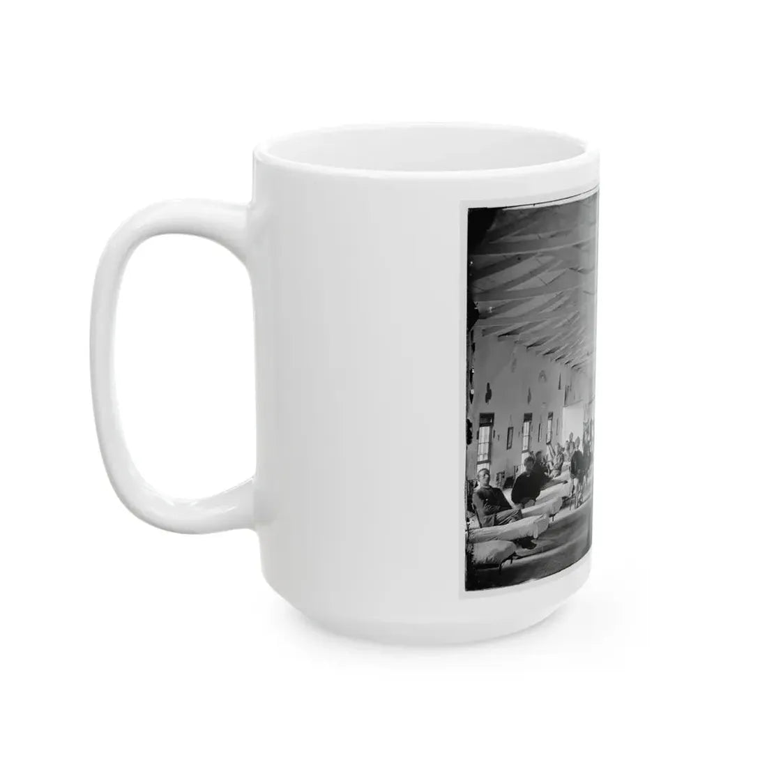 Washington, D.C. Patients In Ward K Of Armory Square Hospital (U.S. Civil War) White Coffee Mug - Go Mug Yourself