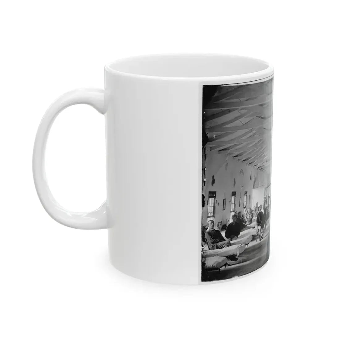 Washington, D.C. Patients In Ward K Of Armory Square Hospital (U.S. Civil War) White Coffee Mug - Go Mug Yourself