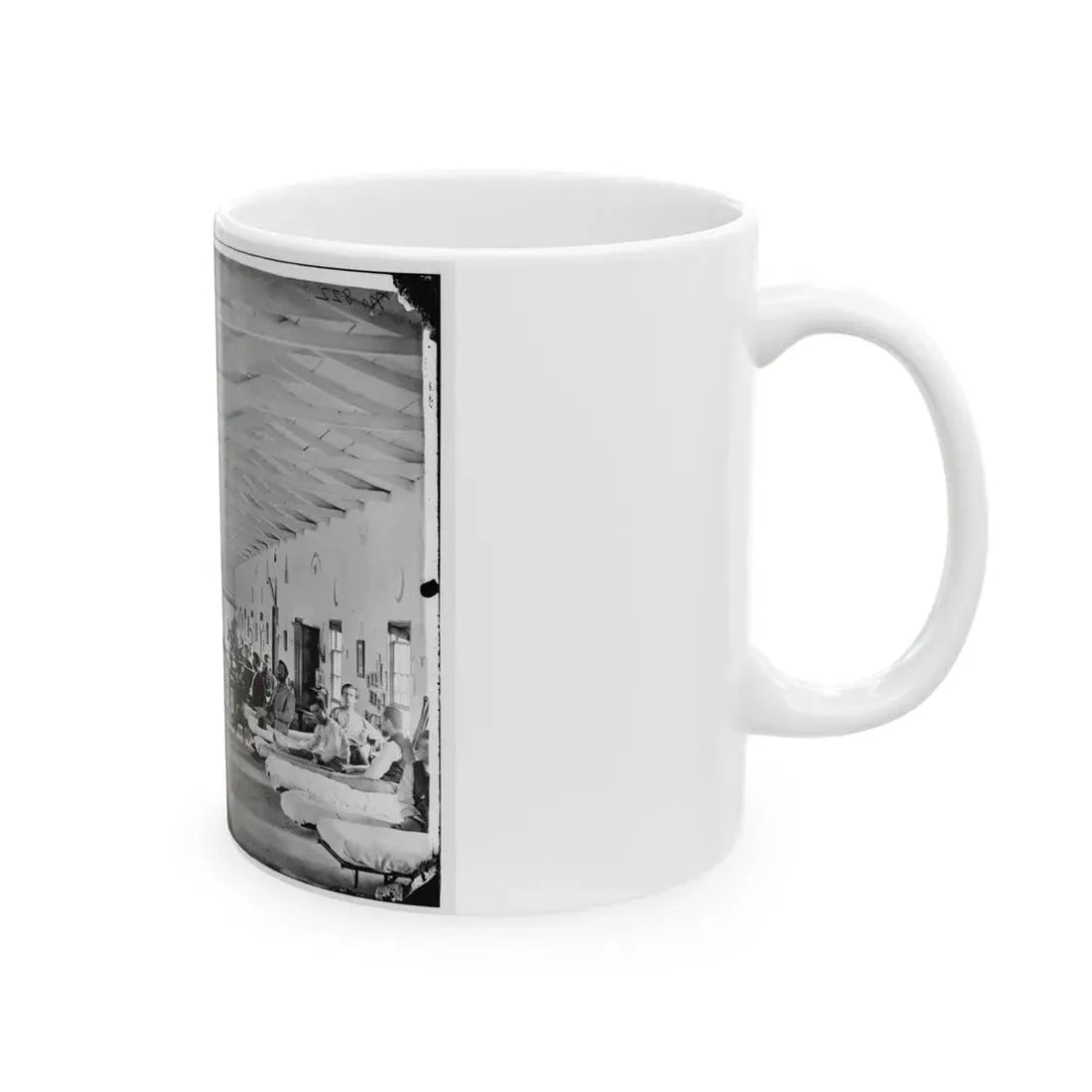 Washington, D.C. Patients In Ward K Of Armory Square Hospital (U.S. Civil War) White Coffee Mug - Go Mug Yourself