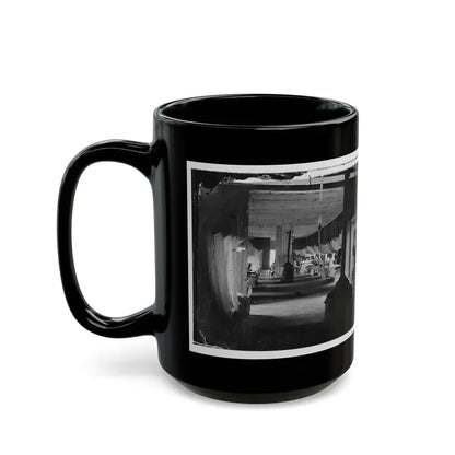 Washington, D.C. Patients In Ward Of Harewood Hospital; Mosquito Nets Over Beds (U.S. Civil War) Black Coffee Mug - Go Mug Yourself
