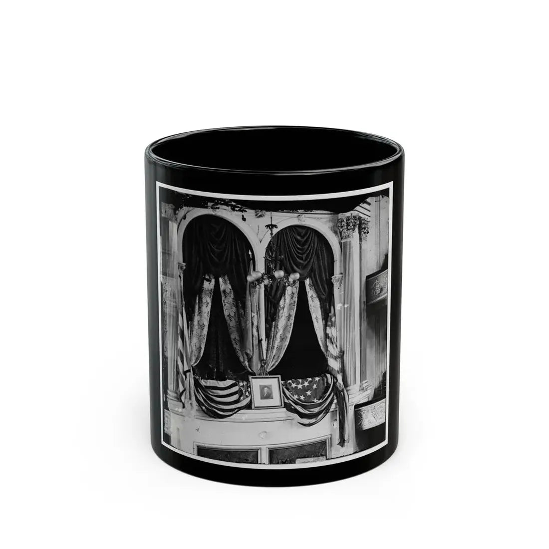 Washington, D.C. President Lincoln's Box At Ford's Theater(2) (U.S. Civil War) Black Coffee Mug 11oz - Go Mug Yourself