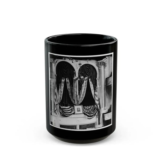 Washington, D.C. President Lincoln's Box At Ford's Theater(2) (U.S. Civil War) Black Coffee Mug 15oz - Go Mug Yourself