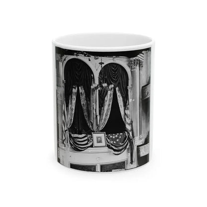 Washington, D.C. President Lincoln's Box At Ford's Theater(2) (U.S. Civil War) White Coffee Mug 11oz - Go Mug Yourself